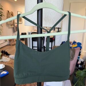 Lululemon Flow Y Bra - Varsity Green